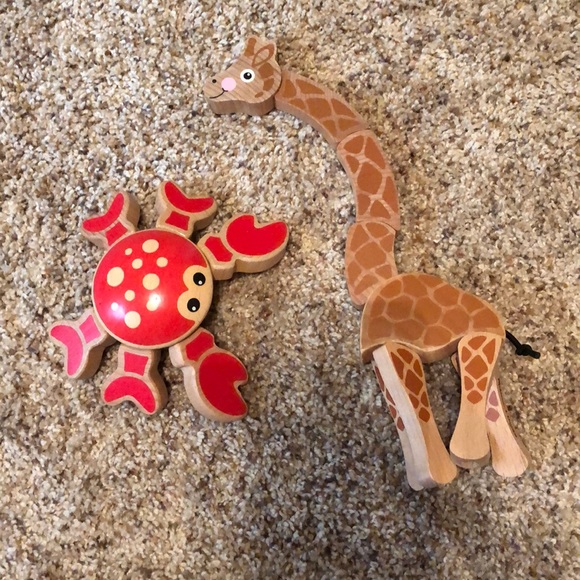 melissa and doug wooden giraffe